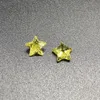 Pozostałe 50pcs 3x3-10x10mm 5A Kształt gwiazdy biały werylet oliwkowy fioletowy żółty różowy cyrkonż