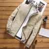 Men's Jackets Men's Nice Autumn Mens Pilot Bomber Jacket Male Casual Baseball Hip Hop Streetwear Coats Slim Fit Brand Clothing 5XL