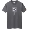 Męskie koszulki T-koszulka moda mężczyźni Summer Short Sleeve Cotton T-shirt Wysokiej jakości Wzór Prosty styl Plus Size S-6xl Czarne ubranie