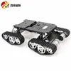 Szdoit TS400 großes Metall 4WD -Roboter -Tank -Chassis -Kit verfolgt Crawler -Stoßdämpfer Roboterausbildung Schwerlast DIY für Arduino 2273J