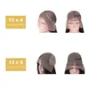 Nxy Hair شعر مستعار فضفاضة موجة عميقة أمامي كامل الدانتيل البشري للنساء السوداء 13x4 13x6 HD الجسم الجبهة 220609