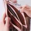 Ladies Zipper Purse Large Capacity PU Leather Wallet Female Long Slim Credit Card Holder Simple Clutch Bag Women Wallets