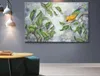 HD Tapety Mural Nowoczesne świeże ręcznie malowane leśne tło Mural Nordic Dekoracyjne malarstwo nietkana tapeta 3D na ściany