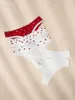Underwear Women's Plus Size 5pack Strawberry Print Panty E1hx#Women's
