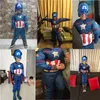 Männer Trainingsanzüge 4-12Y Junge Mädchen Super Cosplay Kostüm Für Jungen Karneval Halloween Kinder Party Kind Schild Geschenk MaskMen's