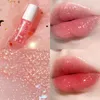 Shimmer lucida labbra specchio umido trasparente lucido lucido lucido rossetto liquido lungo 6 colori trucco olio cosmeticolplip