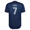 2022 NY REVOLUTION PLAYER VERSION SOCCER JERSEYS BOU BUKSA CARLES GIL LLETGET HEM FOTBALL SHIRT Vuxen Kort ärmuniformer