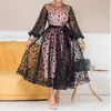 Plus Size Dresses 4XL 5XL Party Princess Dress Sexy See Through Pink Black Tulle Mesh Stitching Spring Summer Birthday Outfits