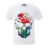 PLUIPS PLEIN PLEIN TIRT PP Mens Designer Tshirts Clothing Men's Rhinestone Graphic T-Shirt Skull Bling Stone الكلاسيكية عالية الجودة PP1014