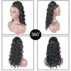 5 Färg 20 "Ny Long Curly DString Ponytail Wig Curly Clip Hair Extension