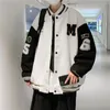 Varsity Casual Baseball Coat Unisex modemerk jas Slim Fit Bomber windjack Baseball Jacket casual Hip Hop College wear 220816