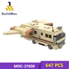 MOC Space Satürn 37608 Spaceballs Eagle-5 Roket Yapı Taşları Şehir Merkezi Atellite Tuğlalar Set Çocuk Oyuncakları Hediye T230103