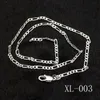 Chains WalerV 5pc Long Chain 16-30INCH Necklace Wholesale Fashion Jewelry Plated Figaro Men Women Gift 3. 2MM WideChains