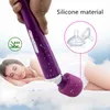 Nxy Vibromasseurs 10 Vitesse Massage Du Corps Usb Rechargeable Baguette Magique Masseur Av Couvre-chef Adulte Sex Shop Clito Vibromasseur Jouets pour Femmes 220509