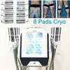 Cryoskin Machine Cooling Plate 8 Pads Cryolipolysis Fat Freezing Cryoterapy Device