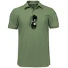 ZITY MENS POLO SHART短袖スポーツゴルフテニスTシャツMEN TEE高品質ブランドPOLOS戦術的な軍事ラペルTシャツ220706