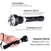 IP68 Waterproof Diving Flashlight Professional Diving Torch 100M Underwater With Rotating Touch Switch 5 Lighting Modes Dive Light J220713