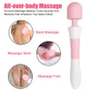 여성을위한 거대한 AV 스틱 강력한 진동기 G Spot Massager 10 Speed ​​5 Magic Wand Clitoris 자극기 성인 장난감