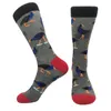 Chaussettes pour hommes à la mode homme intéressant dame personnalité dessin animé rue Skateboard Tube étudiant bas