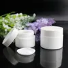 20g 30g 50g vasetto di vetro vasetti cosmetici in porcellana bianca con rivestimento interno in PP per balsamo labbra crema viso SN4710