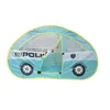 Çocuklarla katlanabilir teepee çadırları polis ile devriye arabası şekli sevimli ve taşınabilir eğlenceli yer bebekler için