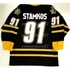 C26 NIK1 40NIK1 Tage Man Steven Stamkos Sarnia Tampa刺繍入りホッケージャージをカスタマイズする