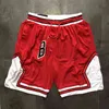 Basketbol Şortları Mitchell Ness Pocket Pants Büyük Yüz Retro Otantik Swearpant Pantalones Cortos Baloncesto Açık Hava Egzersiz