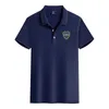 Boca Juniors Summer Leisure High-end High-end Cotton T-Shirt Professional krótkie koszulę klapi