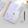 Notepads Spiral Coil Sketchbook Notebook 16K Sketch Painting Kawaii Diary Journal Note Pad Stationery School Office Supplies Journals