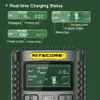 Caricabatterie NITECORE UMS4 UMS2 Caricabatterie USB a corrente rapida 4A QC intelligente per batteria IMR/Li-ion/LiFePO4/NI-Cd/Ni-MH AAA 3,7 V 1,2 V