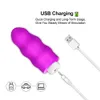 10 Hızlı Vibratör Seksi Oyuncak Silikon Kurşun Yumurtası Kablosuz Uzaktan Kumanda Titreşimli USB Şarj Edilebilir Masaj Topu Kadınlar İçin