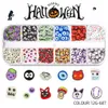 Halloween Day Nail Art Decoration Ghost Lantern Skeleton Mummy Polymer Clay Slices Sequins Holiday Nails Beauty Soft Ceramics Accessories For All Saints 'Day