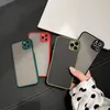 Shockproof Armor Matte phone Cases For iPhone 14 13 12 11 Pro Max XR XS X 7 8 Plus SE Mini Luxury Silicone Bumper Clear Hard PC Cover