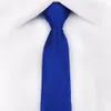 Vorgebundene Krawatte für Herren, schmal, mit Reißverschluss, Rot, Schwarz, Blau, einfarbig, schmal, schmal, Bräutigam, Partykleid
