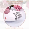 Epilator 2IN1 로터리 여성 전기 여성 얼굴 제모 레이디 면도기 다리 증발 신체 탈모 코드 무선 220422