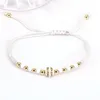 Bracelets de charme de luxe Disco Ball corde macramé Bracelet pour femmes fille délicate Pulseras Mujer Bijoux Femme fête cadeau charme Lars22