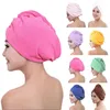 60x25cm Microfibre Serviette De Bain Cheveux Séchage Rapide Dame Serviette De Bain Doux Bonnet De Douche Chapeau pour Dame Hommes Turban Head Wrap Outils De Bain