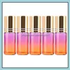 Packing Bottles Office School Business Industrial 5Ml Gradient Color Glass Per Essential Oil Roll Dhve7