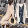 Women's Sweaters Mohair Vest Women Summer 2021 Korean Style Casual Loose Vhals With Long Sleeves SeeThrough Knitting Cardigan Knitwear Top J220915