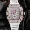 Uhren Armbanduhr Designer Luxus Herren Mechanische Uhr Richa Milles Business Freizeit Rm011 Automatik Vollbohrer Gehäuse Band Trend Swiss