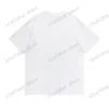 22SS Hombres Mujeres Diseñadores Camisetas Tee Paris Juego DESTRUIDO Tie Dye Algodón Manga corta Cuello redondo Streetwear Xinxinbuy Negro Blanco XS-L