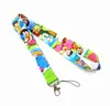 Keychain 10 Girl Under the Alps Cartoon Flame Mobile Phone Lanyard Neck Strap Badge Badge Presant Presh Gift Favors Accessorie Small Wholesale