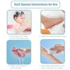 Exfoliante Soft Sponge Body Scrubber Bath Exfoliating Scrub Swonges Dusch Brush Body Skin Cleaner Dead Skin-Remover