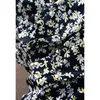 Casual jurken natuurlijke zijde dunne zomerjurk vrouwen linnen 2022 prairie chic midden-kalf lente lange mouw Koreaanse mode kleding