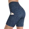 Abiti da yoga Allenamento Pantaloncini leopardati Collant da ciclismo da donna Sport Sudore Pelle di serpente Biker Pantaloni comodi a vita alta Leggings