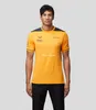 2022 McLAREN F1 T 셔츠 Daniel Ricciardo 핑크 티셔츠 여름 모토 레이스 레이싱 슈트 남성 라이더 속도 항복 티셔츠