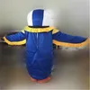 Halloween Blauer Papagei Maskottchen Kostüm Cartoon Charakter Outfits Anzug Erwachsene Größe Weihnachten Karneval Party Outdoor Outfit Werbeanzüge