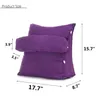 Cushion/Decorative Pillow Adjustable Back Wedge Cushion Sofa Bed Office Chair Neck Support Triangular Bedside Lumbar Backrest