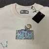 Kith Box T-shirt Casual Men Kobiety 1: 1 Wysokiej jakości Kith T Shirt Floral Print Summer Daily Men Tops 220323