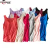 Kobiety zbudowane w biustonosz Padded Tank Top Female Modal Oddychający Fitness Camisole Topy Solid Push Up Vest Blusas Femininas 220407